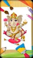 Coloring Book Ganesha Cartaz