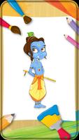Coloring Book Krishna syot layar 1
