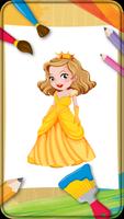 Coloring Book Princess poster