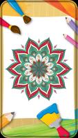 Coloring Book Rangoli plakat