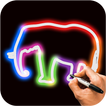 Learn To Draw Glow Animal
