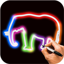 Learn To Draw Glow Animal APK