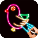 Learn To Draw Glow Birds APK