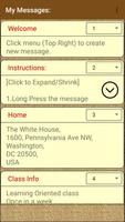 Text Message Organiser Poster