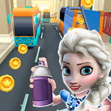 Subway Ice Princess City Runner icon