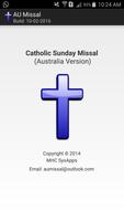 AU Sunday Missal Affiche