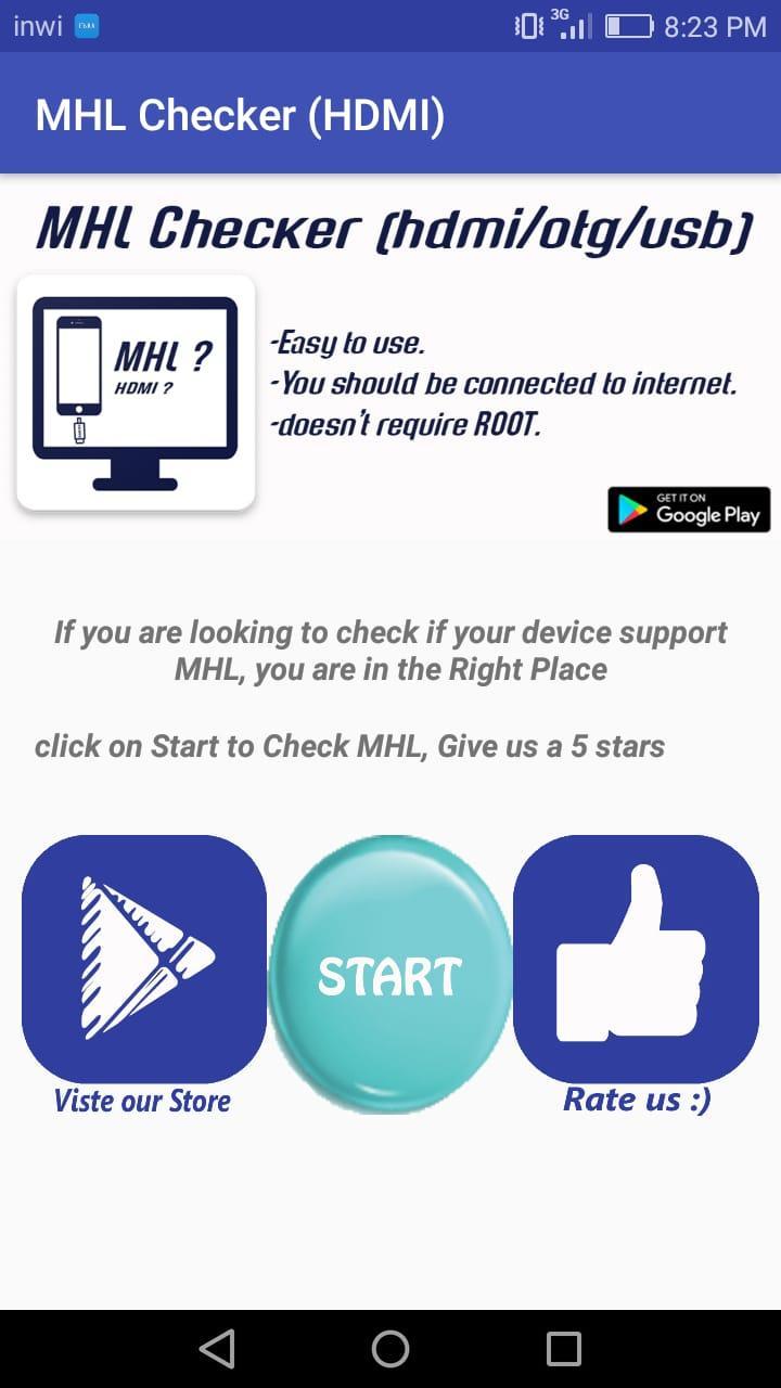 MHL Checker ( hdmi / otg / usb ) for Android - APK Download