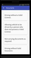 Poster Motor Vehicle Penalties Fines