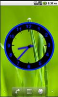 Poster Neon Clock Widget