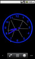 Neon Clock Widget اسکرین شاٹ 1