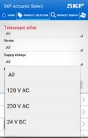 SKF Actuator Select captura de pantalla 1