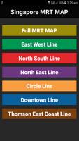 Singapore MRT Map poster
