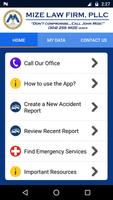 Mize Law Injury Help App captura de pantalla 1