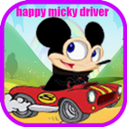 happy micky driver adventure-icoon