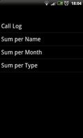 Call Log Report Generator capture d'écran 1