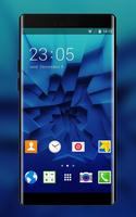 Cool Blue Theme for Micromax Canvas Infinity Affiche