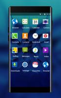 برنامه‌نما Cool Blue Theme for Micromax Canvas Infinity عکس از صفحه