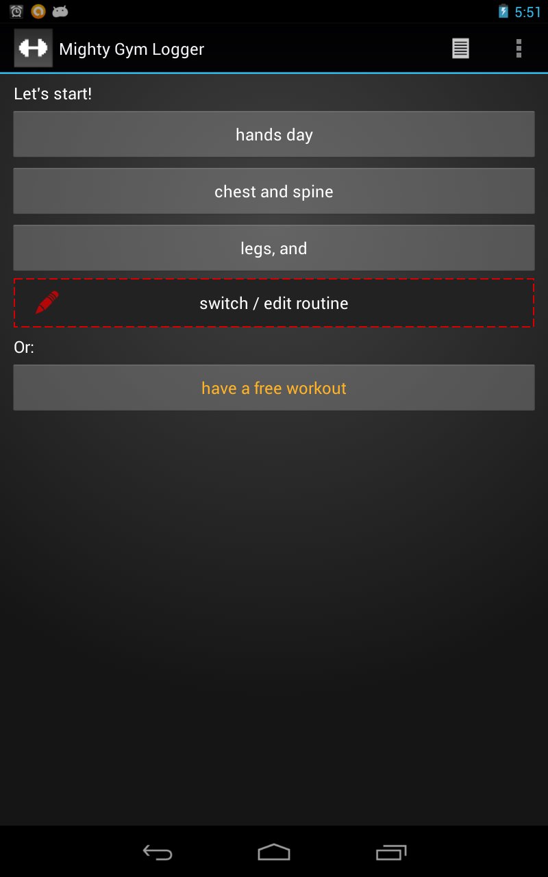 Mighty - Gym Workout Log APK for Android Download