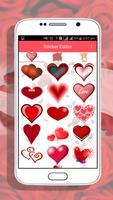 برنامه‌نما Romantic Rose Stickers عکس از صفحه