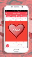 برنامه‌نما Romantic Rose Stickers عکس از صفحه