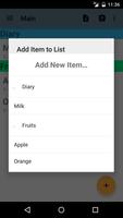 Shopping list screenshot 1