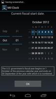 MilClock[Julian Fiscal widget] स्क्रीनशॉट 1