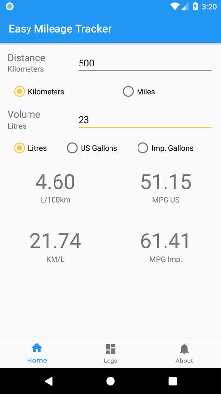 easy mileage calculator for android apk download