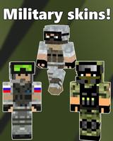 Military skins for minecraft पोस्टर