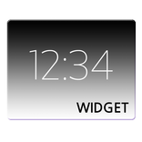 Simple Digital Clock Widget