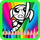 Power-Puf Girls Book Coloring APK