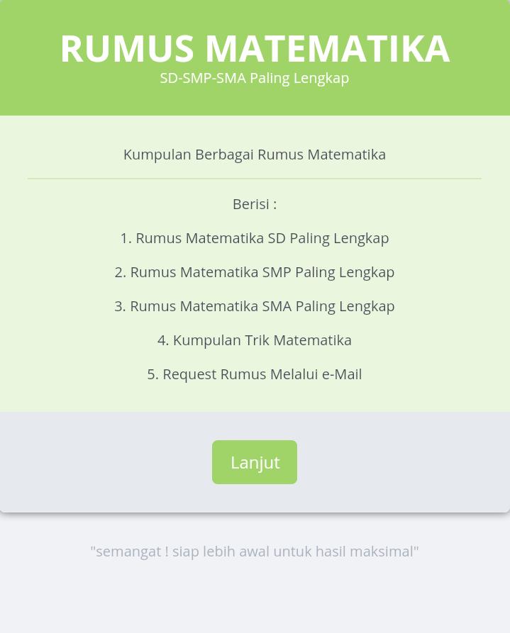 Rumus Matematika Lengkap For Android Apk Download