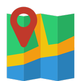 Simple Map(MyLocation,Address) icon