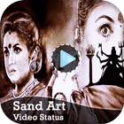Sand Art Video song status Zeichen