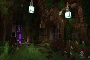 Fantasy Mansion map for MCPE Affiche