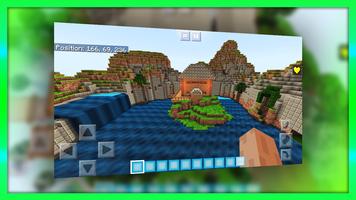 Poster New Exciting Mini-game Fight. Map for MCPE