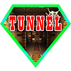 Horror Tunnel Creepy Adventure. Map for MCPE icône