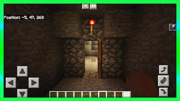 Horror Tunnel Creepy Adventure. Map for MCPE capture d'écran 2