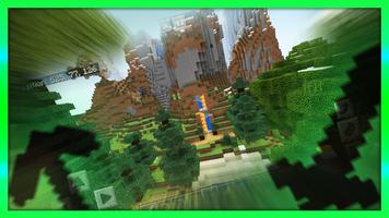 Nature Survival Challenge. Map for MCPE Affiche