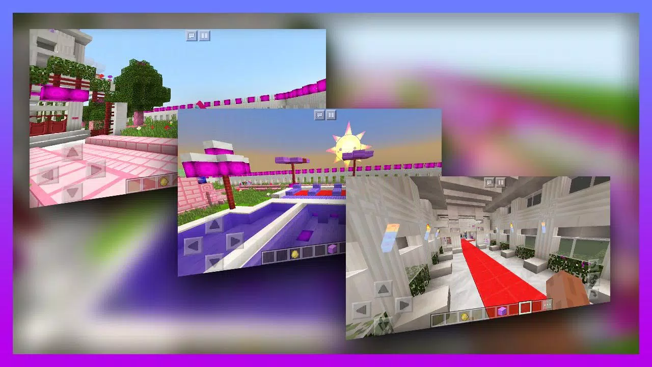 Baixe Casa rosa no Minecraft PE no PC