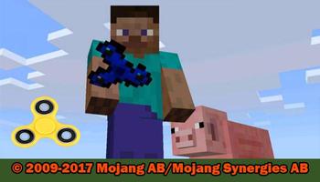 Fidget Spinner Фиджет Спиннер Mod MCPE 🔥🔥🔥 постер