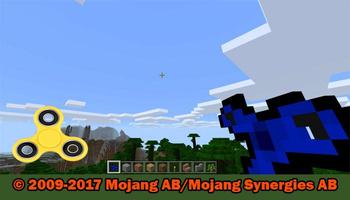 Fidget Spinner Mod MCPE 🔥🔥🔥 स्क्रीनशॉट 1