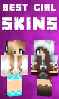 Girl skins for Minecraft plakat