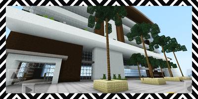 Modern Hotel. Map for MCPE Affiche