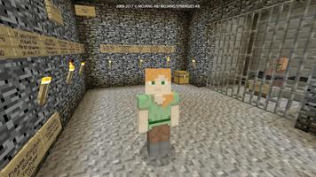Mined Prison 2 Map for Minecraft PE poster