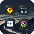 Minimalism Colorful Obsidian Icon Pack APK