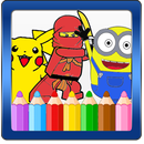 Cartoons Coloring pages APK