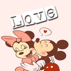 Minnie Mouse Kiss Wallpaper icône