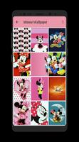 Minnie Mouse Kiss Wallpaper Affiche