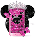 Minny Glitter Queen Theme APK