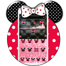 Minny Bow Glitter Theme APK